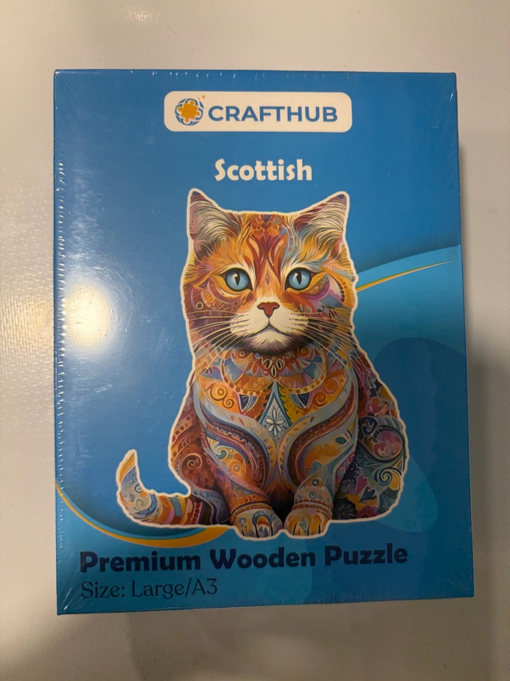 Crafthub Scottish Cat Premium Wooden Puzzle - Large